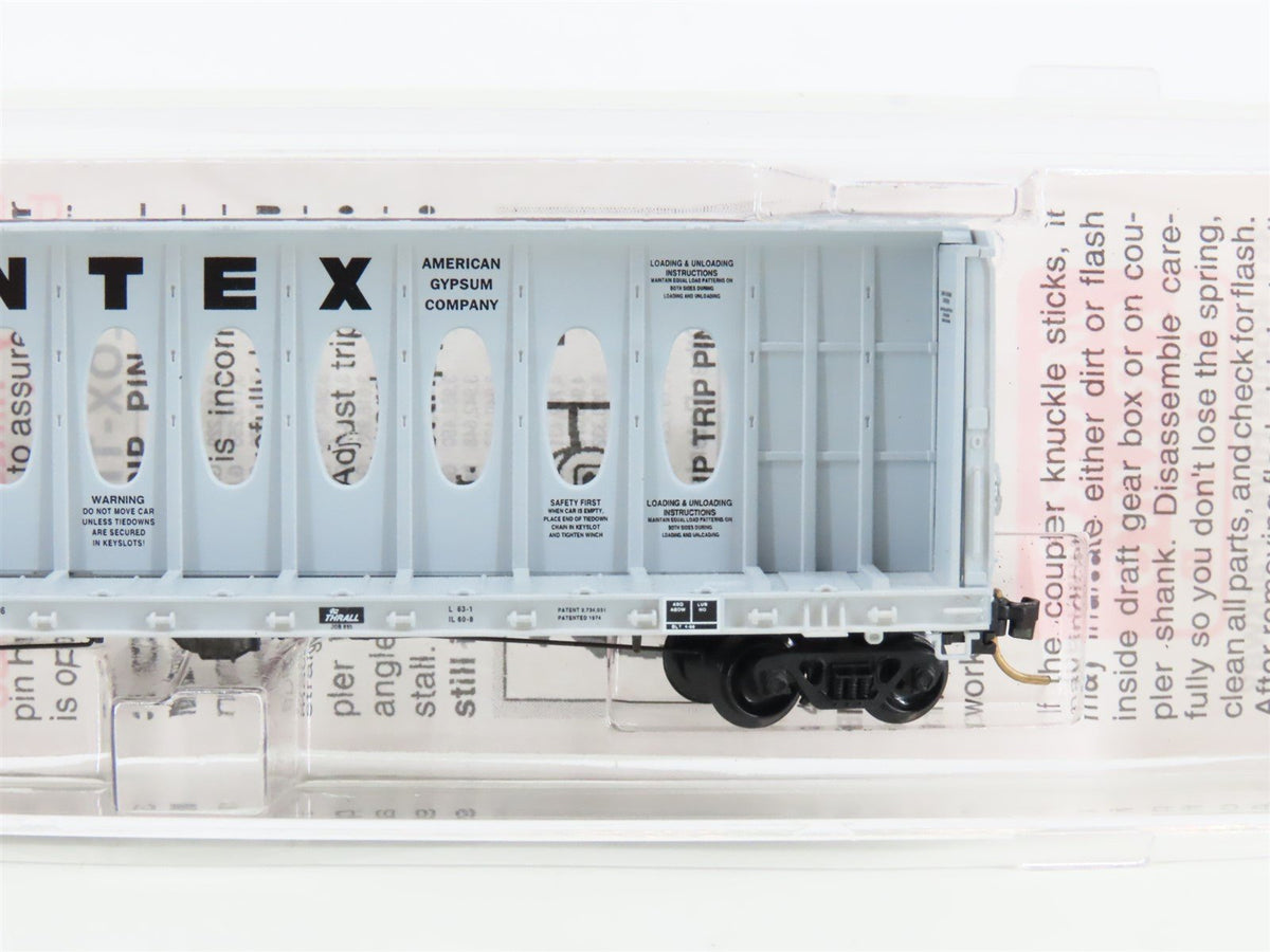 N Scale Micro-Trains MTL 53040 TCAX Centex 60&#39; Centerbeam Flatcar #00006