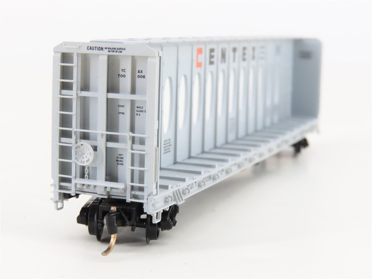 N Scale Micro-Trains MTL 53040 TCAX Centex 60&#39; Centerbeam Flatcar #00006
