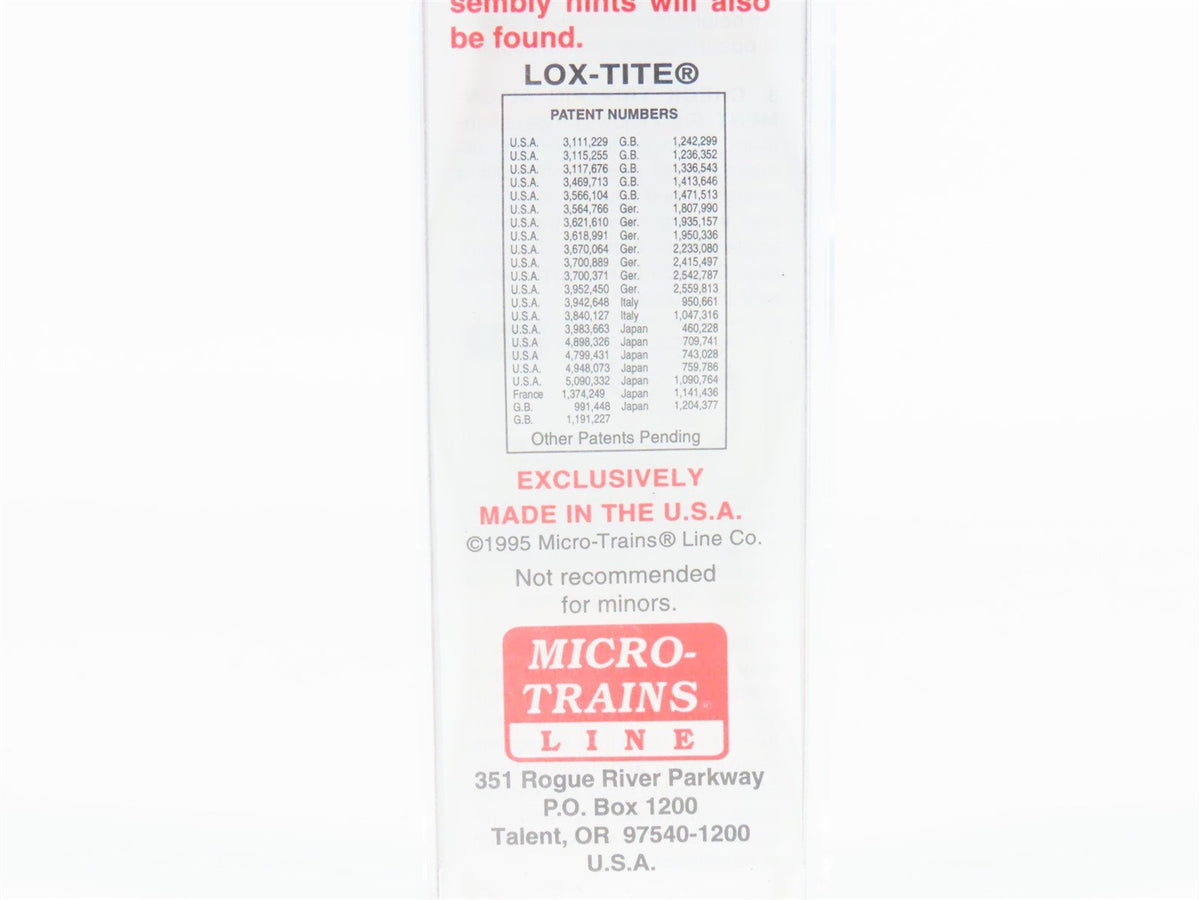 N Scale Micro-Trains MTL 53040 TCAX Centex 60&#39; Centerbeam Flatcar #00006