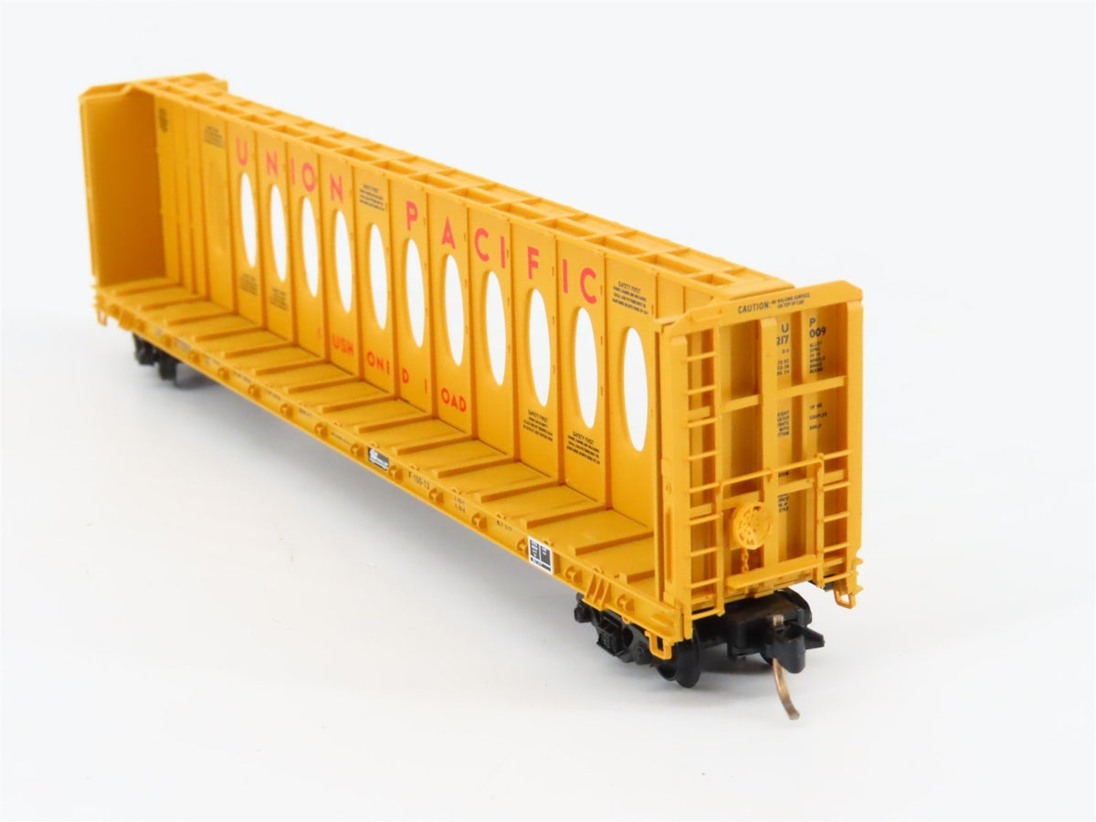 N Scale Micro-Trains MTL 53030 UP Union Pacific 60&#39; Centerbeam Flatcar #217009