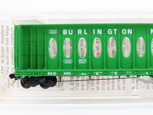 N Micro-Trains MTL 53010 BN Burlington Northern 60' Centerbeam Flatcar #624463
