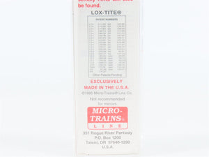 N Micro-Trains MTL 53010 BN Burlington Northern 60' Centerbeam Flatcar #624463