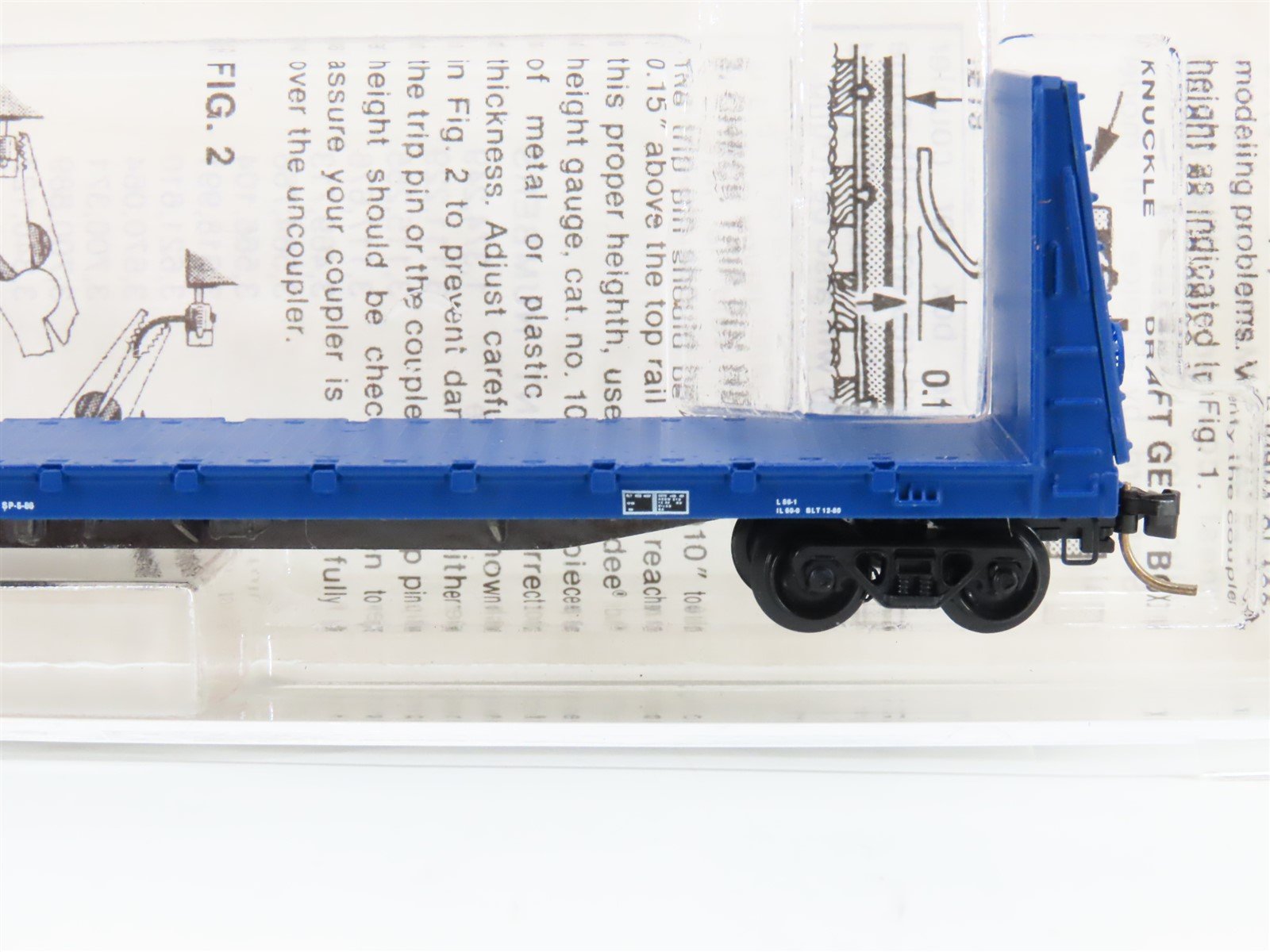 N Scale Micro-Trains MTL 54090 TOE Railway 61' Bulkhead Flatcar #4152