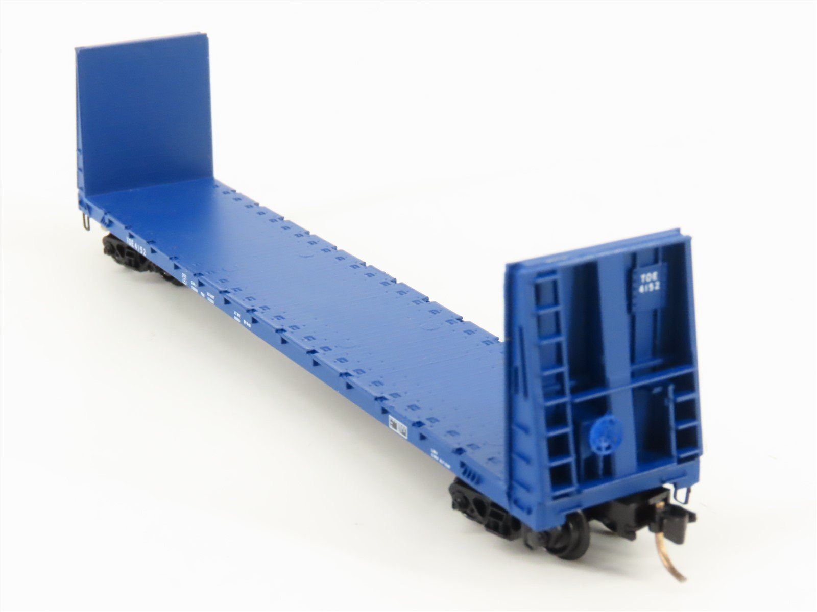 N Scale Micro-Trains MTL 54090 TOE Railway 61' Bulkhead Flatcar #4152