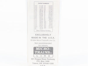 N Scale Micro-Trains MTL 54070 CP Rail 61' Bulkhead Flatcar #317135
