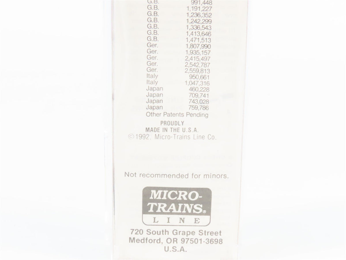 N Scale Micro-Trains MTL 64010 ATSF Santa Fe 57&#39; Flatcar #293284
