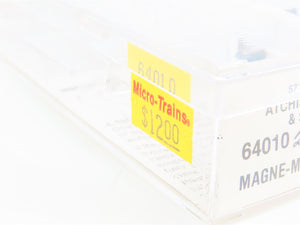 N Scale Micro-Trains MTL 64010 ATSF Santa Fe 57' Flatcar #293284