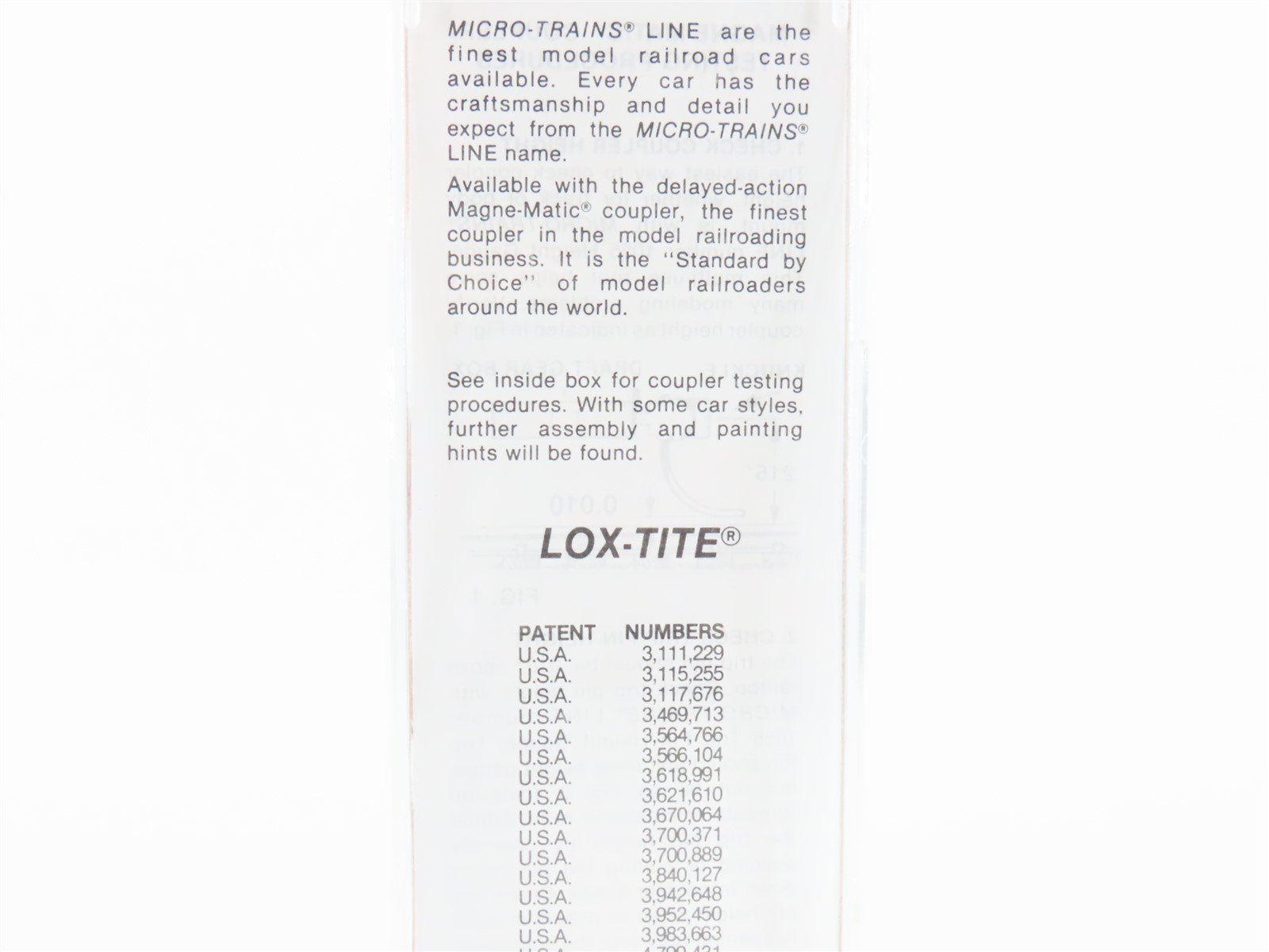 N Scale Micro-Trains MTL 64010 ATSF Santa Fe 57' Flatcar #293274