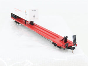 N Scale Micro-Trains MTL 71023 DT&I Railway 89' TOFC Flatcar #90089 w40' Trailer