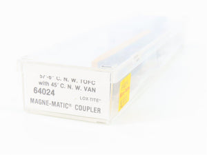 N Micro-Trains MTL 64024 CNW Railway 57' Flatcar #780516 w45' CNW Trailer