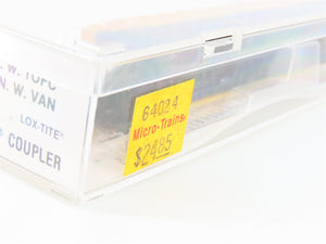 N Micro-Trains MTL 64024 CNW Railway 57' Flatcar #780516 w45' CNW Trailer