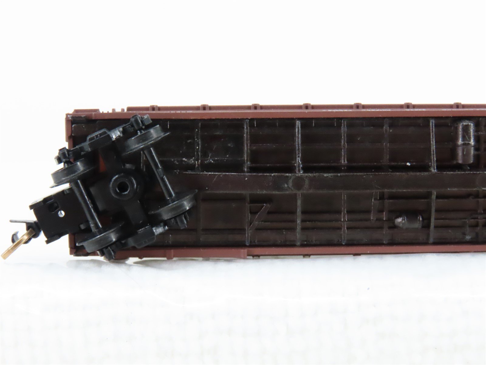 N Micro-Trains MTL 64034 Southern 57' Flatcar #151300 w45' CR Trailer
