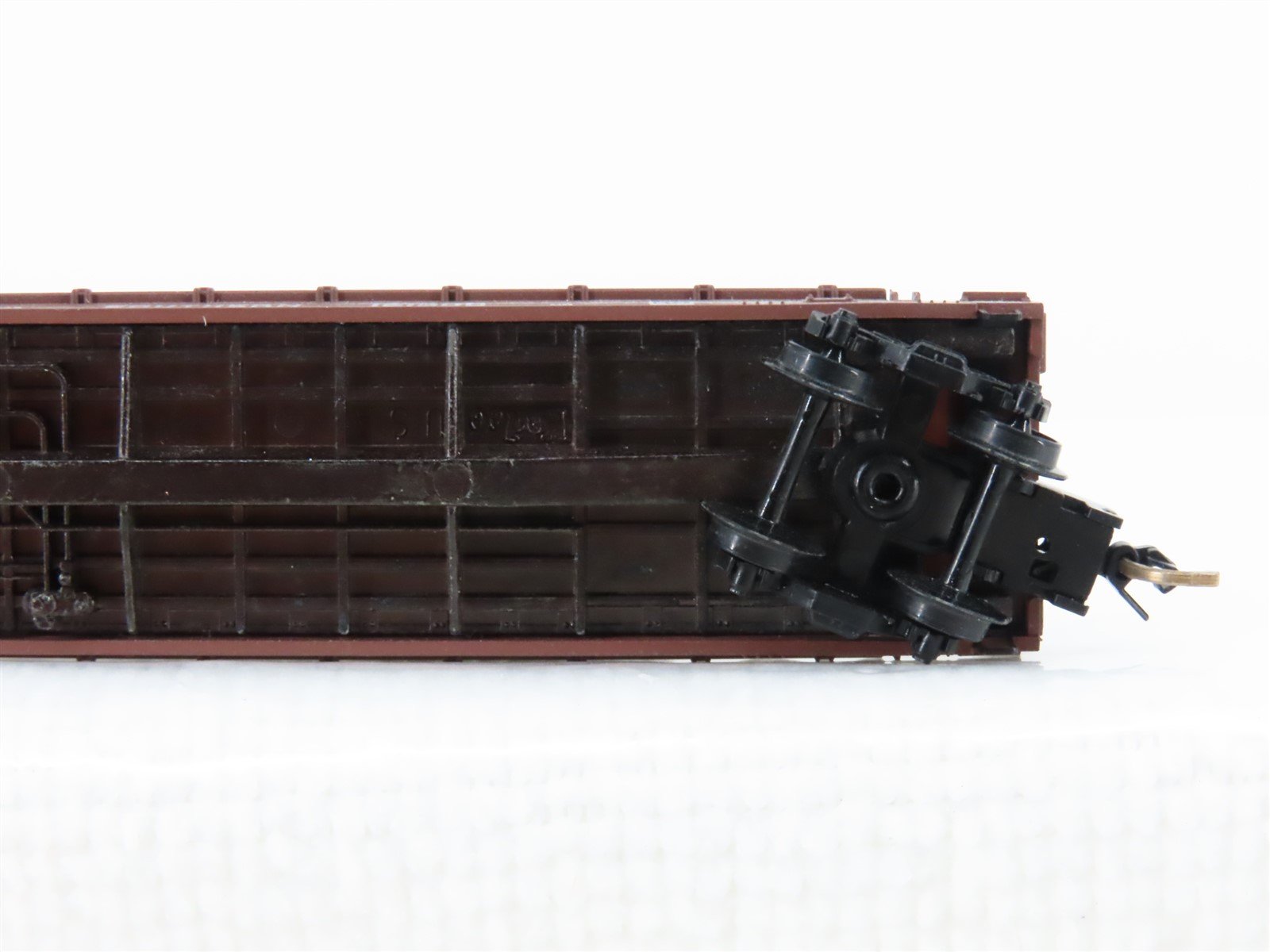 N Micro-Trains MTL 64034 Southern 57' Flatcar #151300 w45' CR Trailer