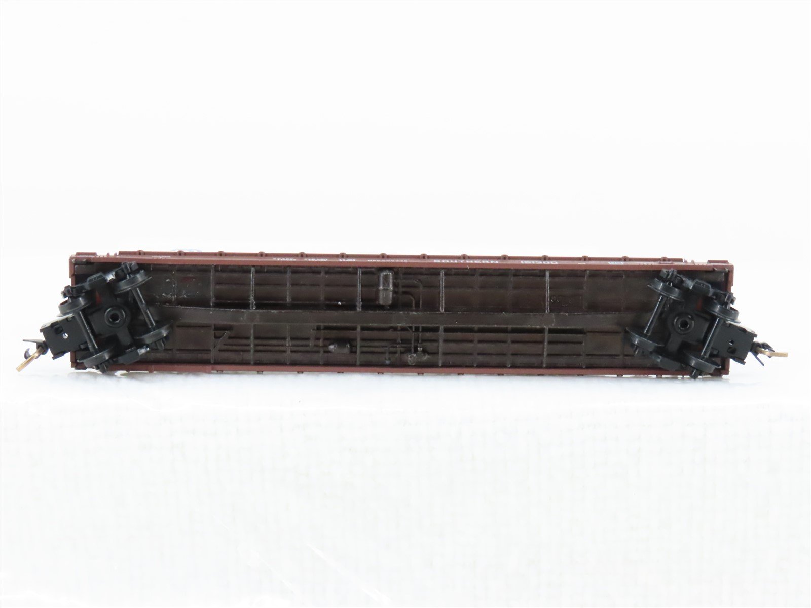N Micro-Trains MTL 64034 Southern 57' Flatcar #151300 w45' CR Trailer