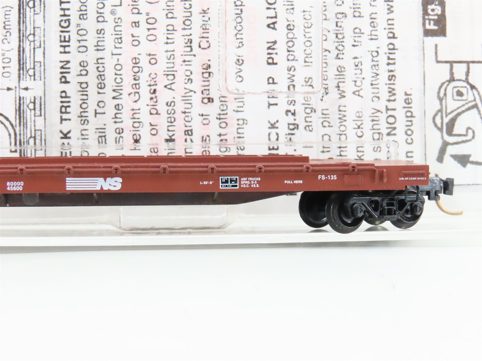 N Scale Micro-Trains MTL 64050 NS Norfolk Southern 57' TOFC Flatcar #157271