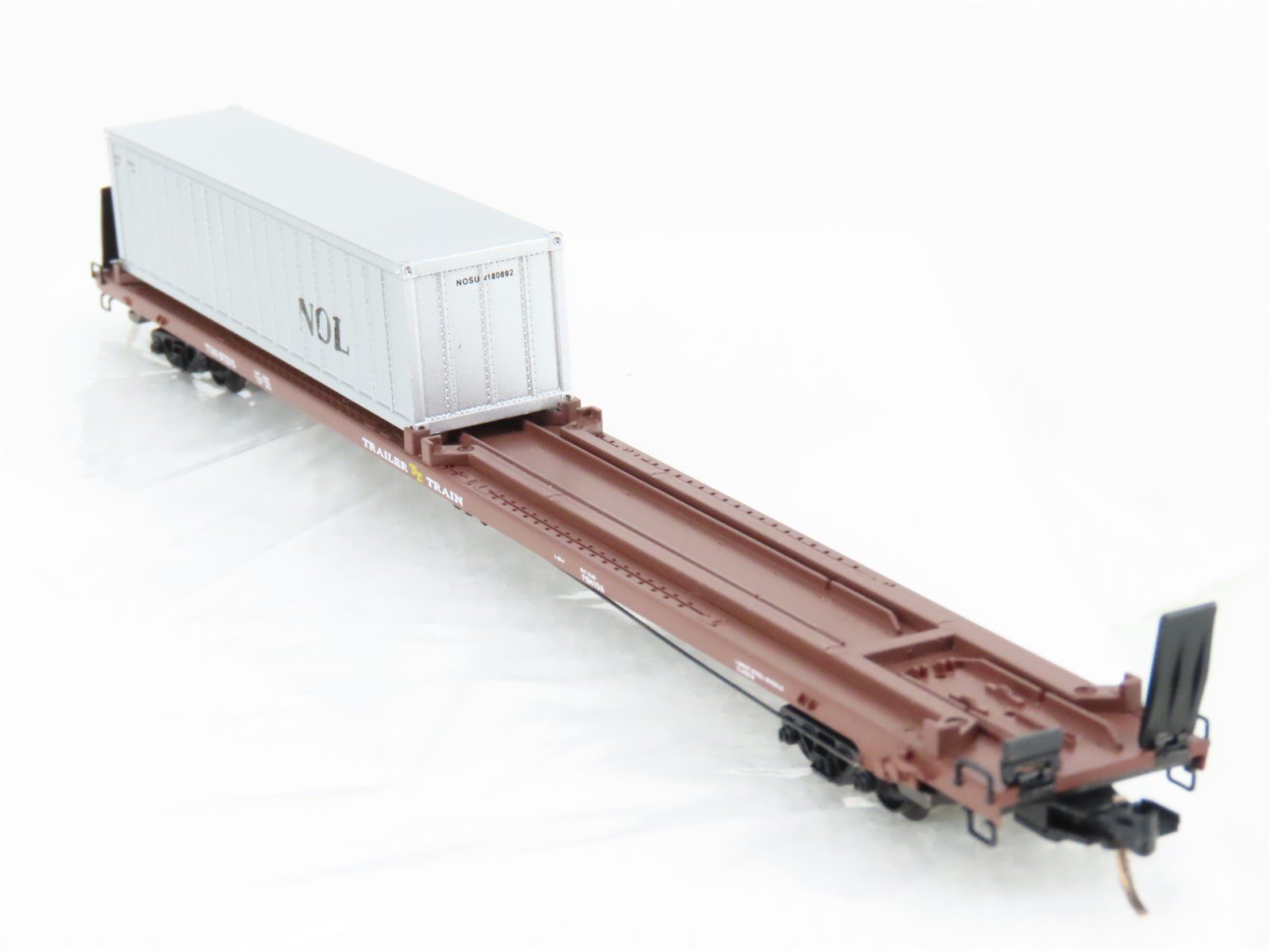 N Scale Micro-Trains MTL 72223 TTAX 89' Flatcar #972210 w/ 40' Container