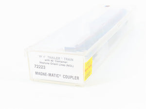N Scale Micro-Trains MTL 72223 TTAX 89' Flatcar #972210 w/ 40' Container