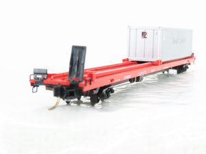 N Scale Micro-Trains MTL 72213 DTI Railway 89' Flatcar #90092 w/40' Container