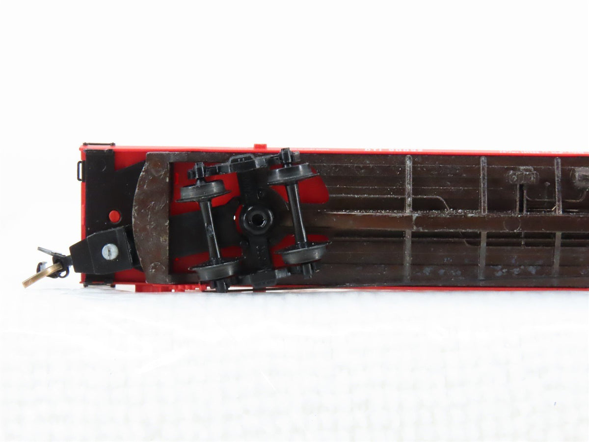 N Scale Micro-Trains MTL 72213 DTI Railway 89&#39; Flatcar #90092 w/40&#39; Container