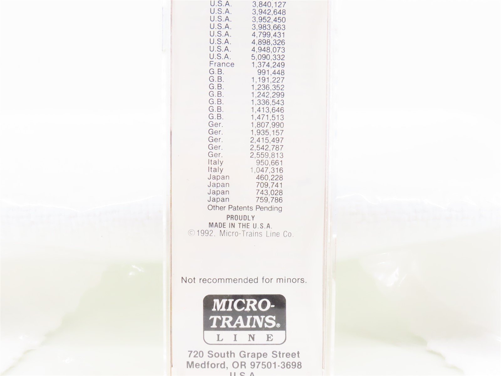 N Scale Micro-Trains MTL 72213 DTI Railway 89' Flatcar #90092 w/40' Container