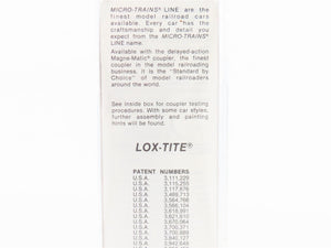 N Micro-Trains MTL 72020-4 TTAX 89' Flatcar #972216 w/4 20' Containers CUSTOM