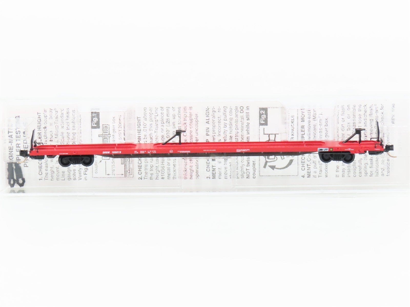 N Scale Micro-Trains MTL 71530 DRGW Rio Grande 89' Flatcar #972216