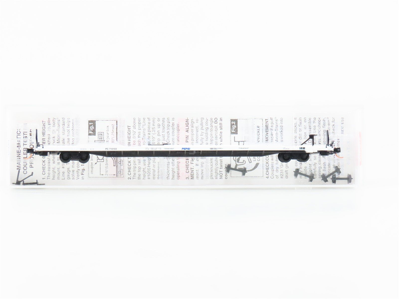 N Scale Micro-Trains MTL 71060 PC Pepsi Cola 89' TOFC Flatcar #710103