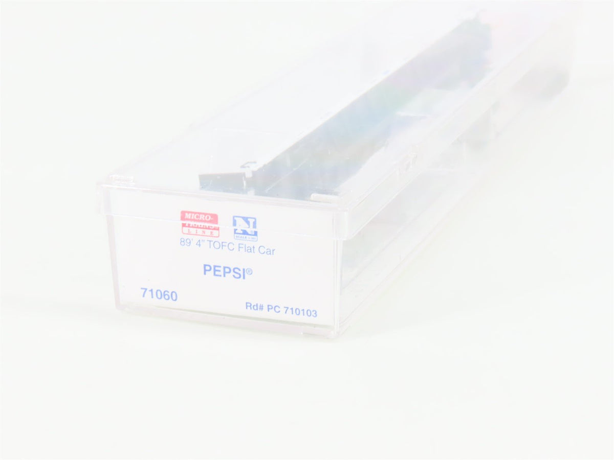 N Scale Micro-Trains MTL 71060 PC Pepsi Cola 89&#39; TOFC Flatcar #710103