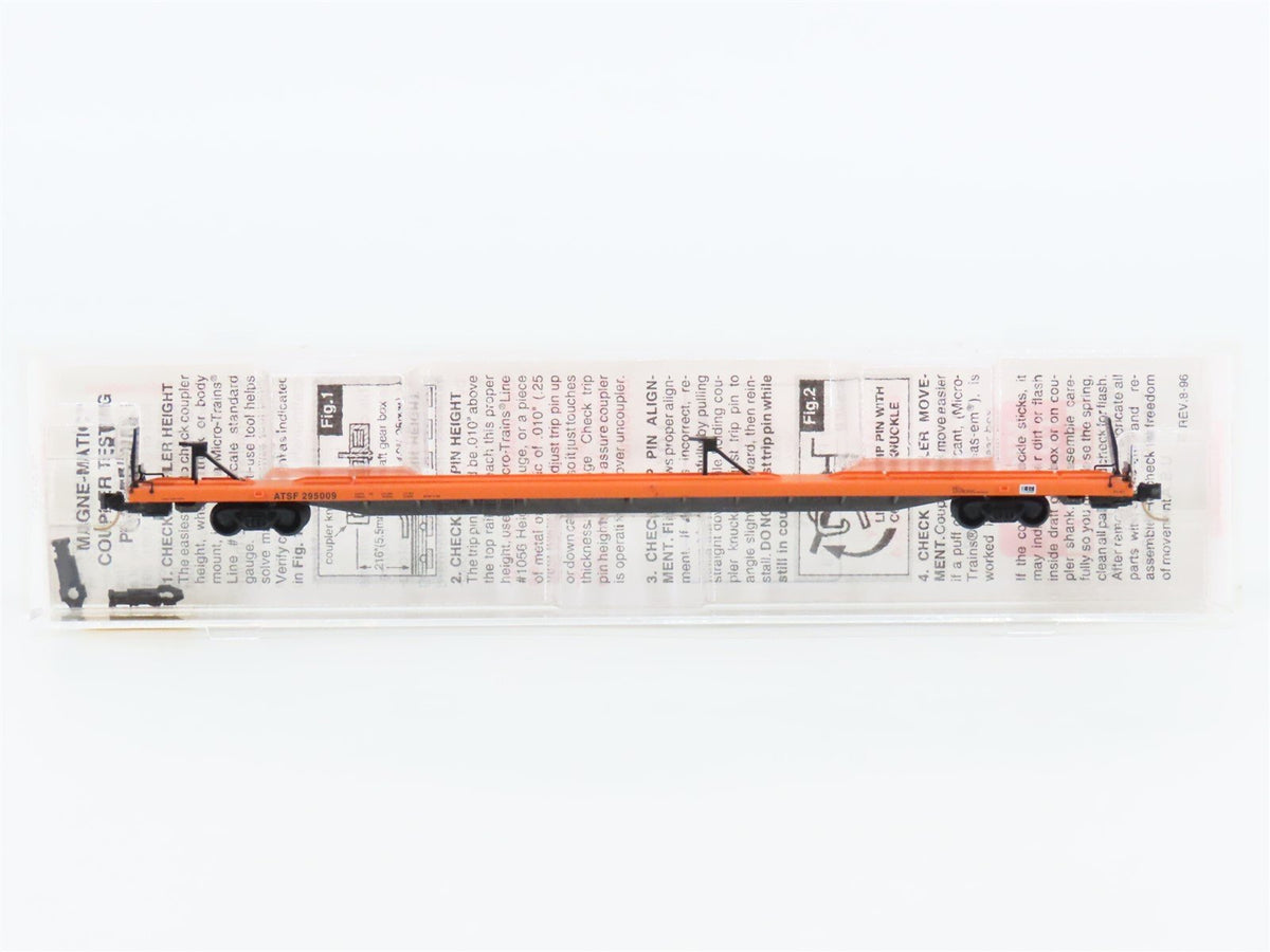 N Scale Micro-Trains MTL 71050 ATSF Santa Fe 89&#39; TOFC Flatcar #295009