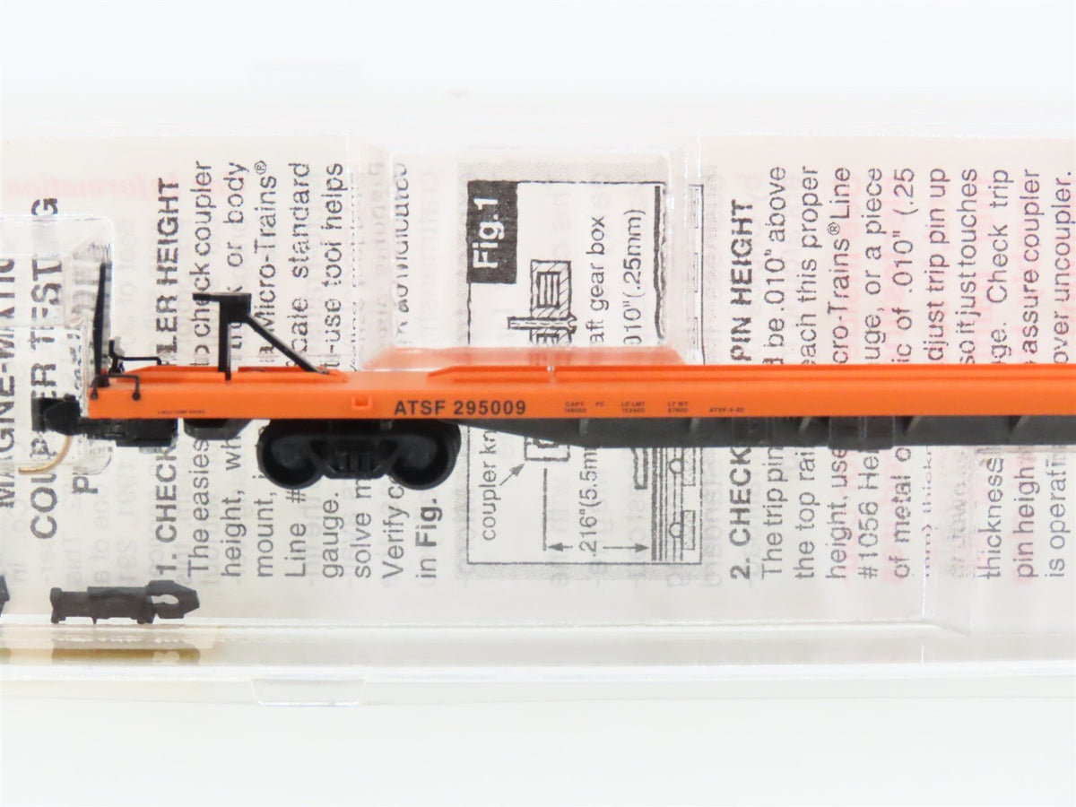 N Scale Micro-Trains MTL 71050 ATSF Santa Fe 89&#39; TOFC Flatcar #295009