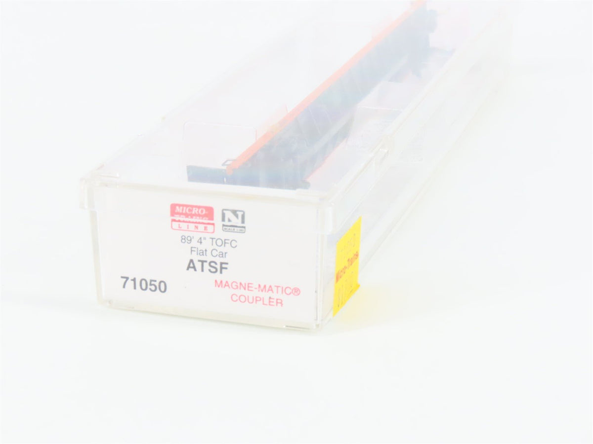 N Scale Micro-Trains MTL 71050 ATSF Santa Fe 89&#39; TOFC Flatcar #295009