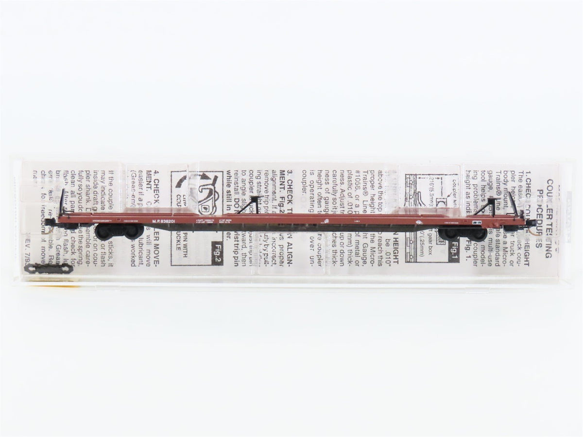 N Scale Micro-Trains MTL 71040 MP Missouri Pacific 89&#39; TOFC Flatcar #838201