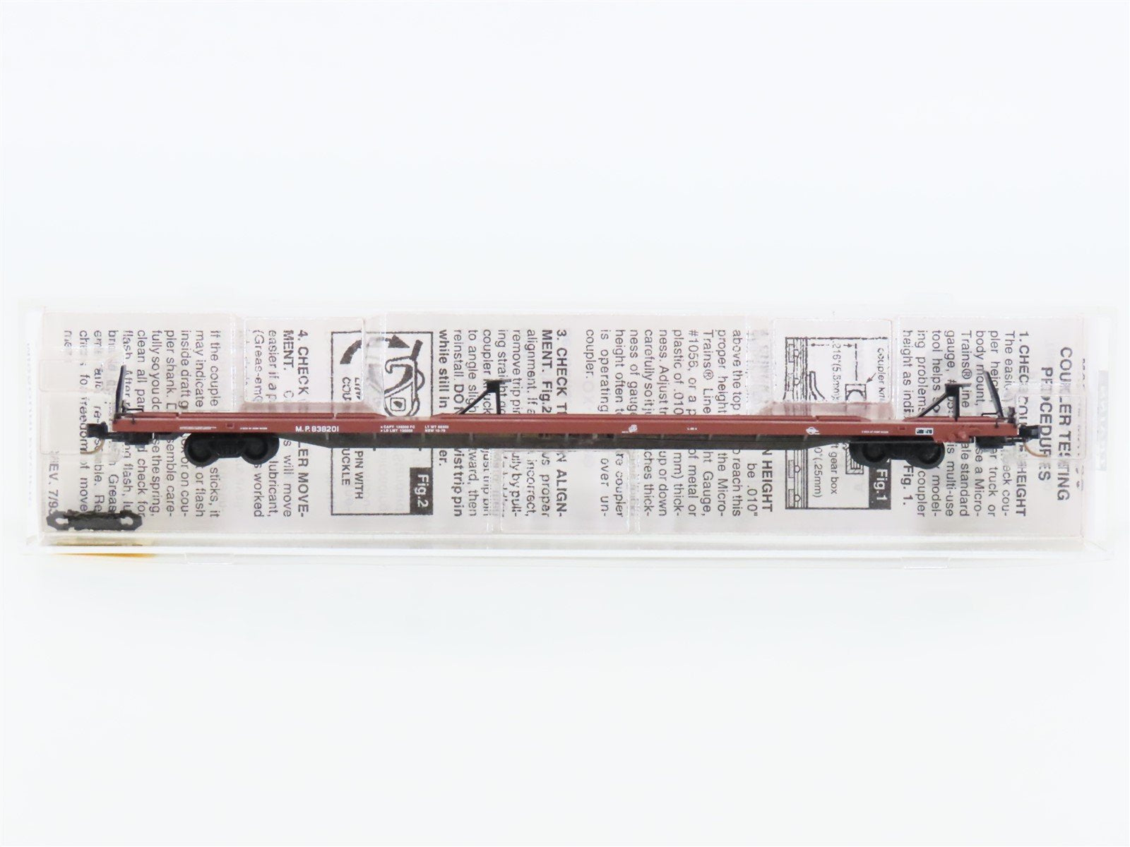 N Scale Micro-Trains MTL 71040 MP Missouri Pacific 89' TOFC Flatcar #838201