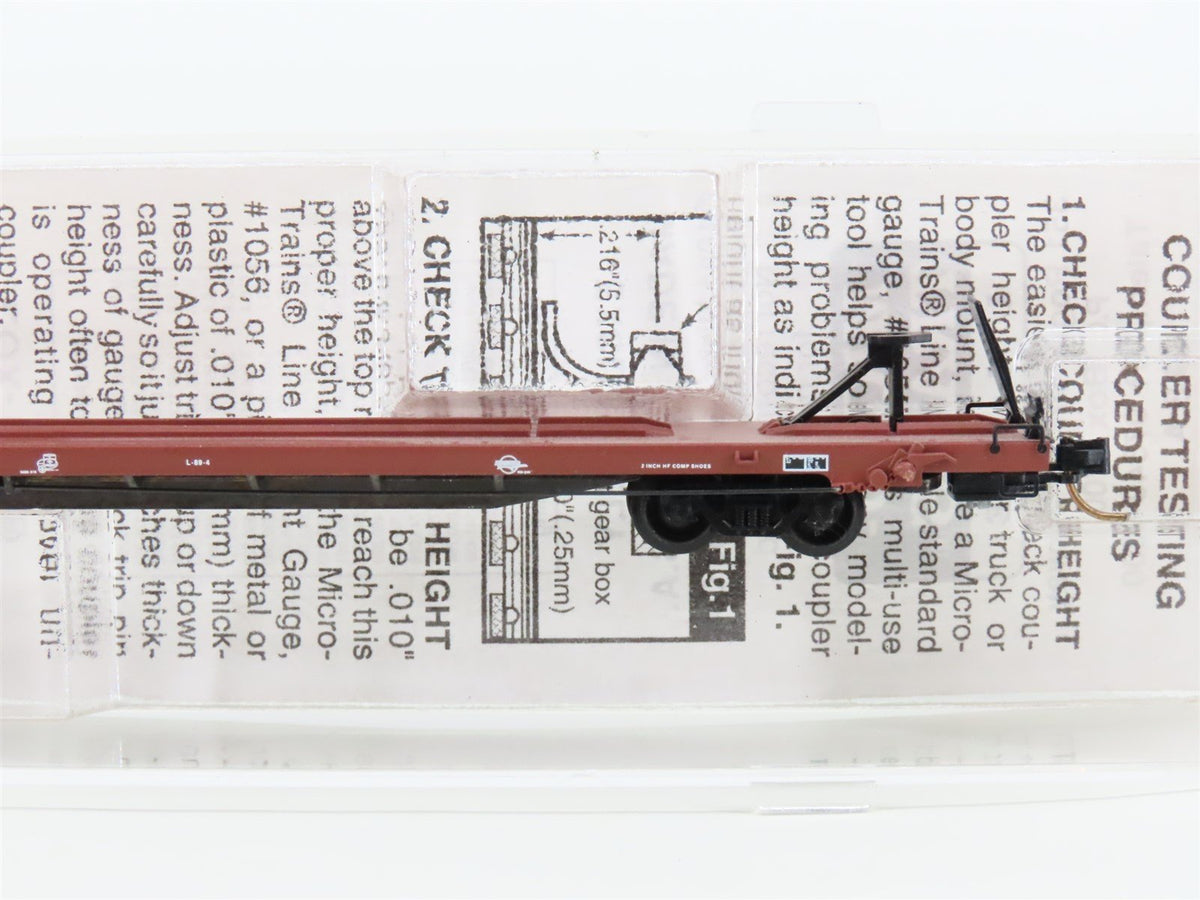 N Scale Micro-Trains MTL 71040 MP Missouri Pacific 89&#39; TOFC Flatcar #838201