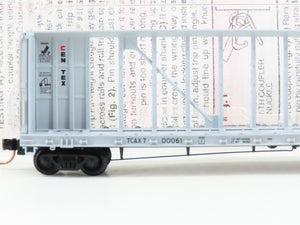 N Scale Micro-Trains MTL 53720 TCAX Centex 60' Centerbeam Flatcar #00061