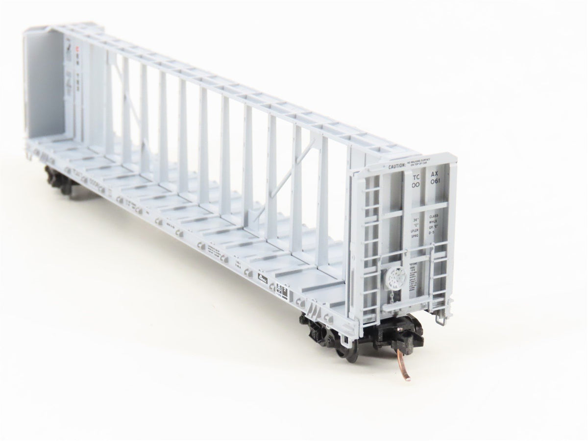 N Scale Micro-Trains MTL 53720 TCAX Centex 60&#39; Centerbeam Flatcar #00061