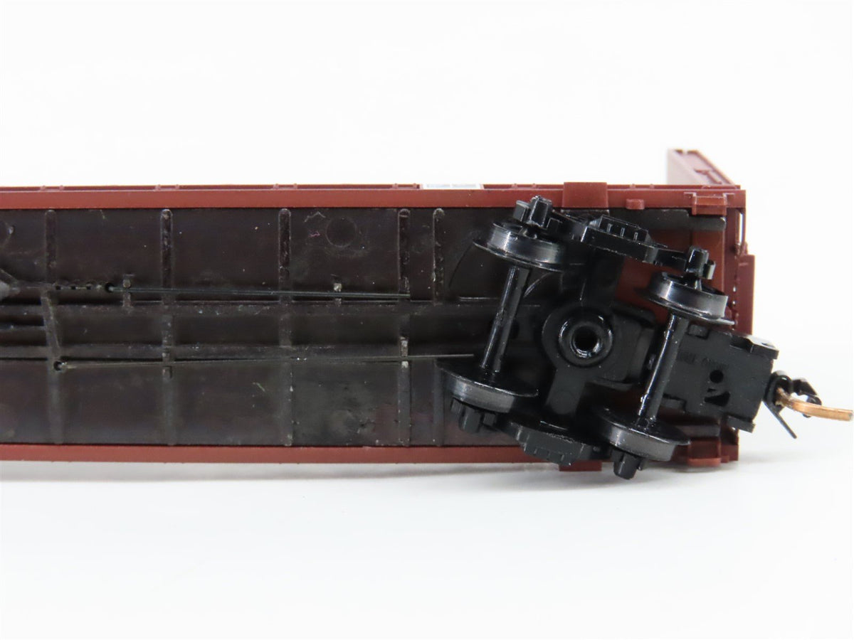 N Scale Micro-Trains MTL 53710 UP Union Pacific 60&#39; Centerbeam Flatcar #260100
