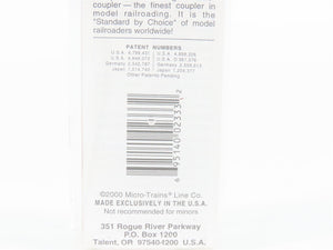 N Scale Micro-Trains MTL 53710 UP Union Pacific 60' Centerbeam Flatcar #260100