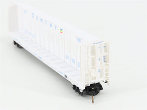 N Scale Micro-Trains MTL 53510 GBRX Domtar Gypsum 60' Centerbeam Flatcar #9020