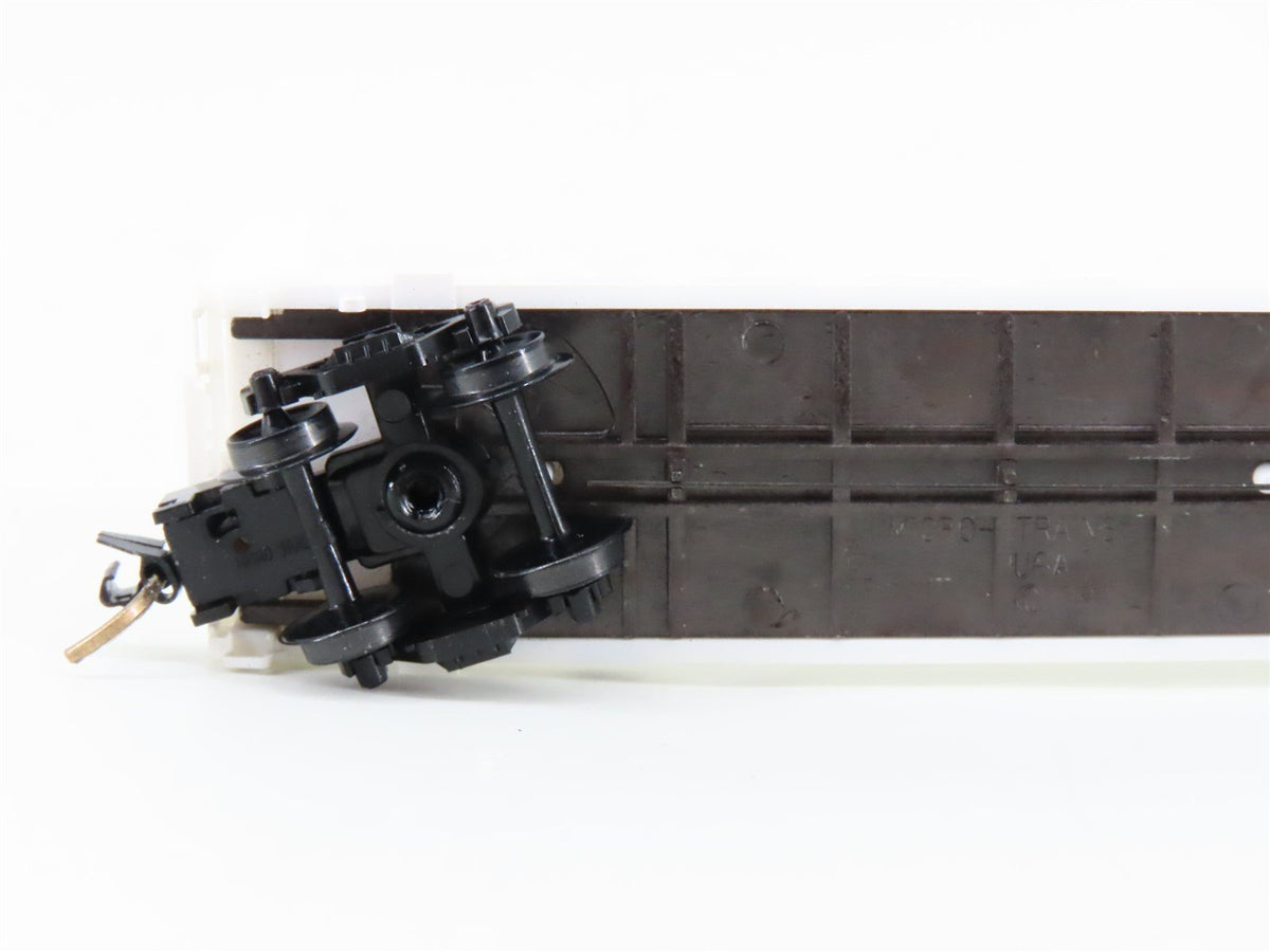 N Scale Micro-Trains MTL 53510 GBRX Domtar Gypsum 60&#39; Centerbeam Flatcar #9020