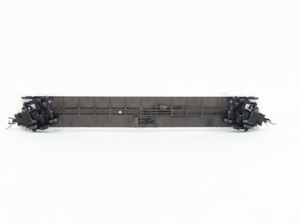 N Scale Micro-Trains MTL 53510 GBRX Domtar Gypsum 60&#39; Centerbeam Flatcar #9020