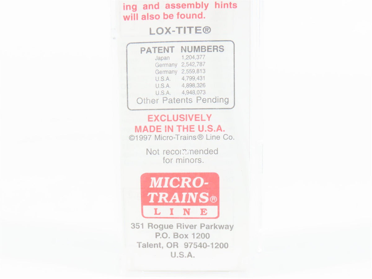 N Scale Micro-Trains MTL 53510 GBRX Domtar Gypsum 60&#39; Centerbeam Flatcar #9020