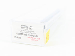 N Scale Micro-Trains MTL 53510 GBRX Domtar Gypsum 60' Centerbeam Flatcar #9020
