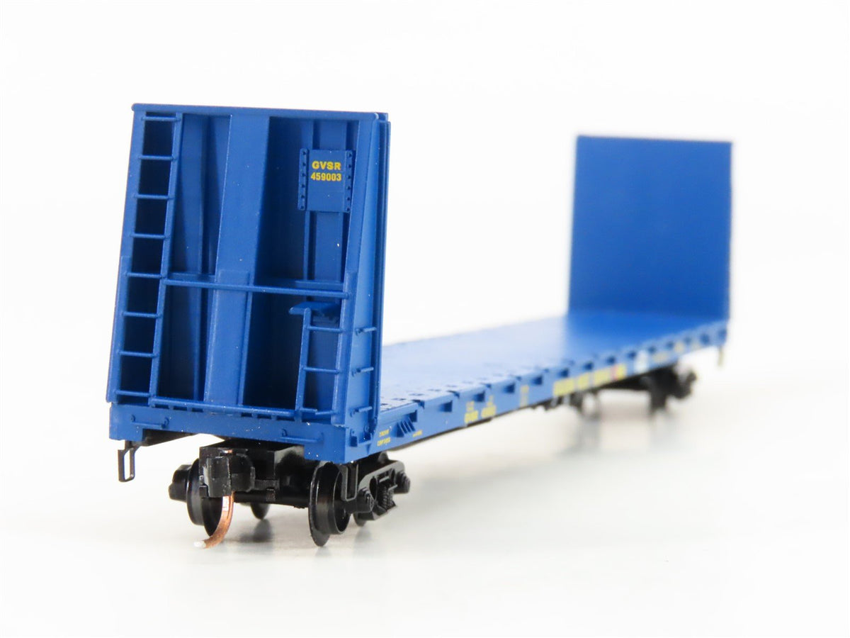N Scale Micro-Trains MTL 54080 GVSR Golden West 61&#39; Bulkhead Flatcar #459003