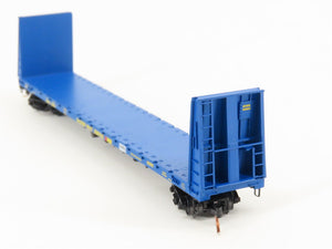 N Scale Micro-Trains MTL 54080 GVSR Golden West 61' Bulkhead Flatcar #459003