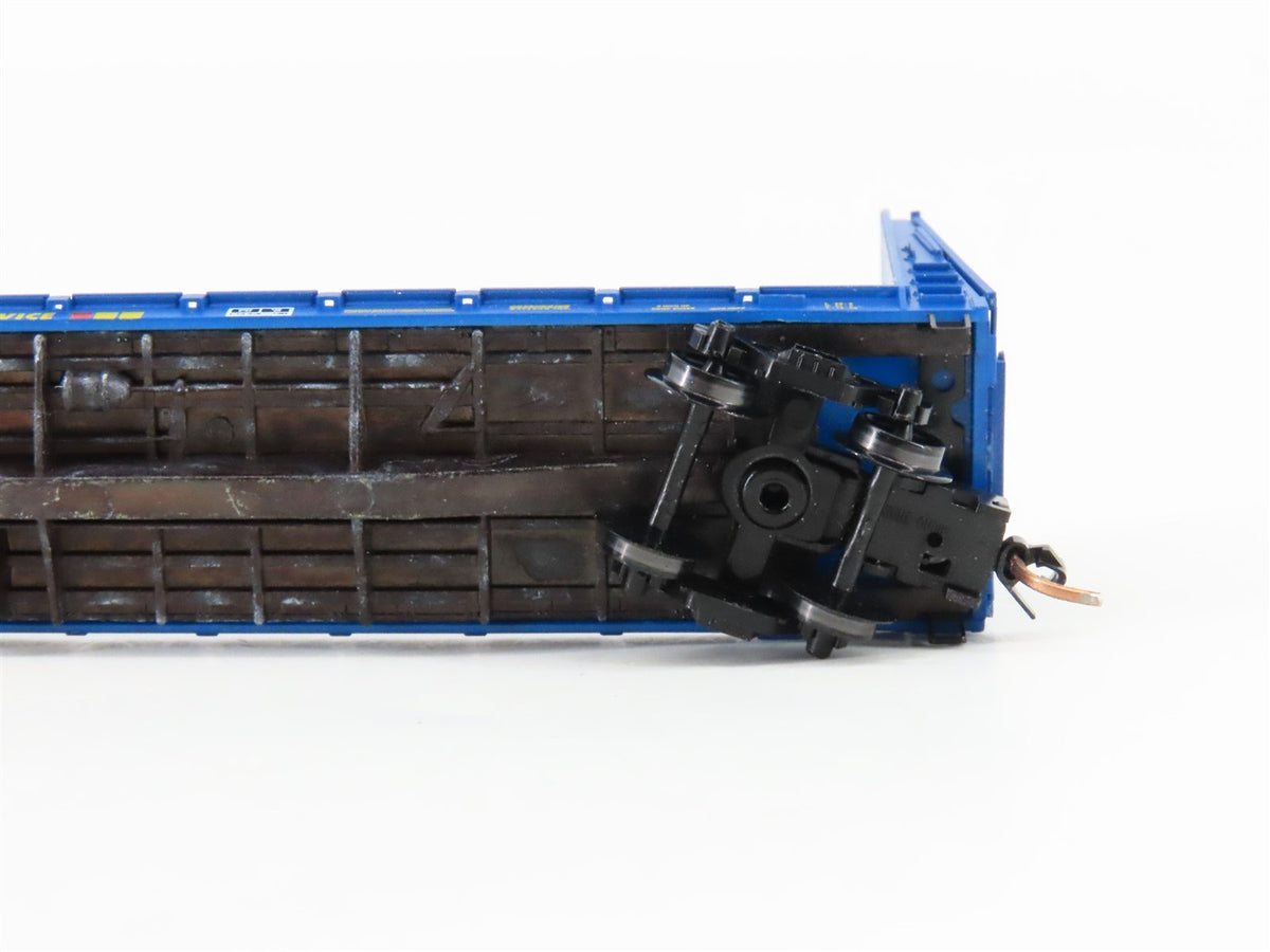 N Scale Micro-Trains MTL 54080 GVSR Golden West 61&#39; Bulkhead Flatcar #459003