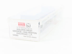 N Scale Micro-Trains MTL 54080 GVSR Golden West 61' Bulkhead Flatcar #459003