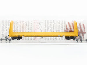 N Micro-Trains MTL 54130 IHB Indiana Harbor Belt 61' Bulkhead Flatcar #17021