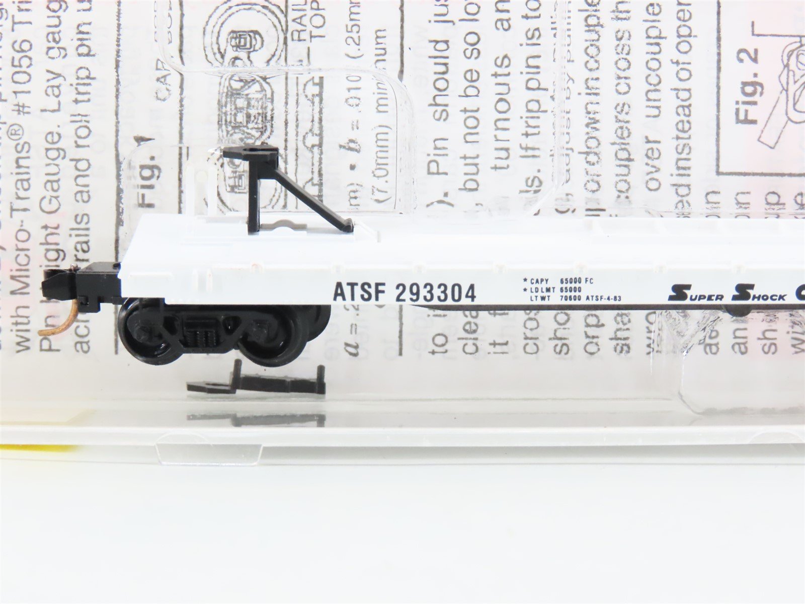 N Scale Micro-Trains MTL 64010 ATSF Santa Fe 57' TOFC Flatcar #293304