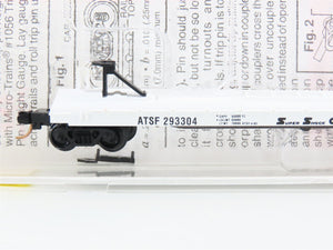 N Scale Micro-Trains MTL 64010 ATSF Santa Fe 57' TOFC Flatcar #293304